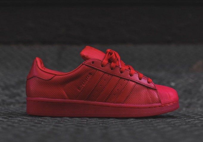 adidas superstar scarlet red