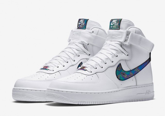 nike air force 1 07 white iridescent f