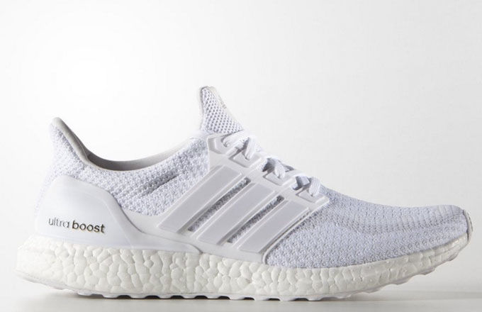 all white adidas ultra boosts