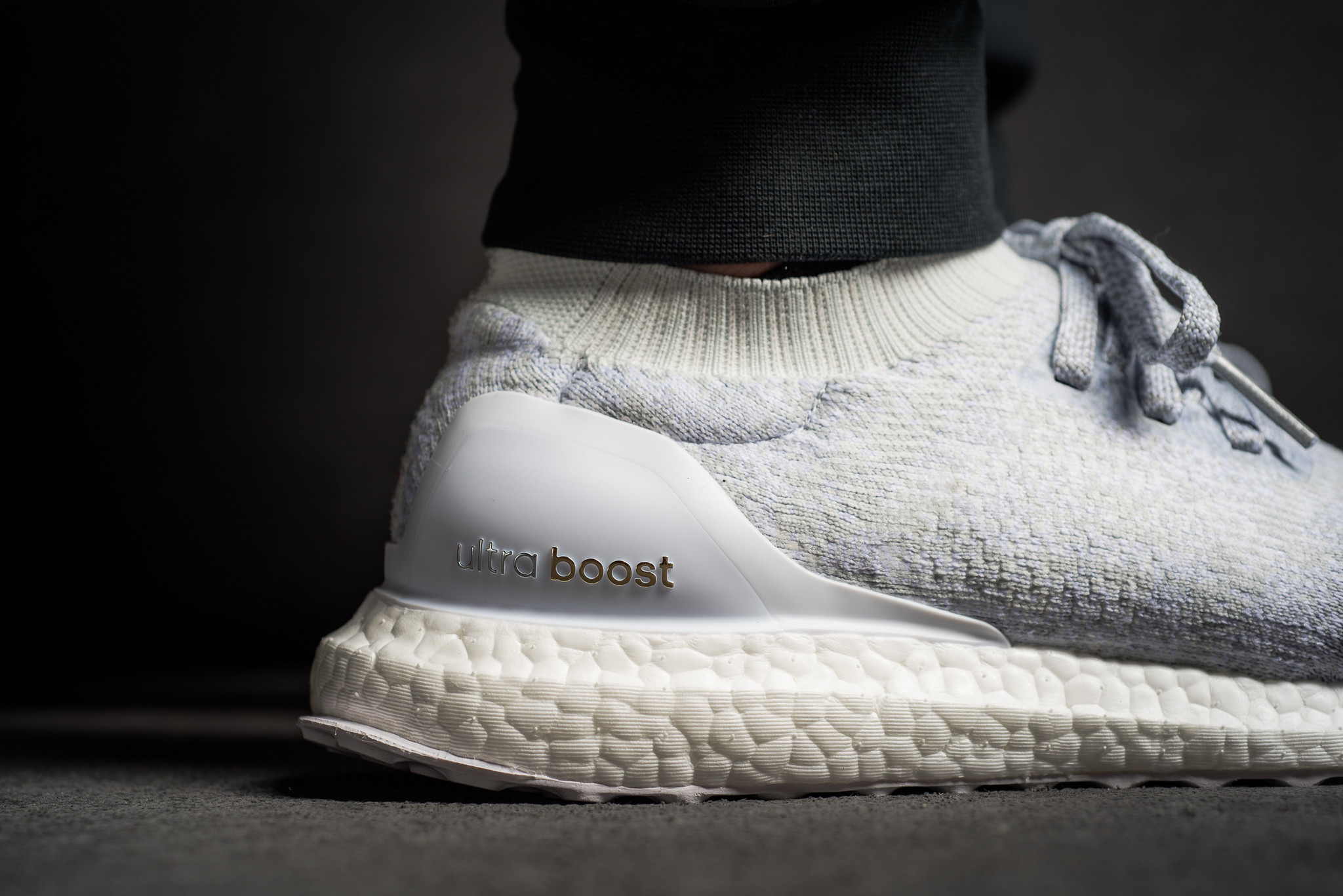ultra boost triple white uncaged