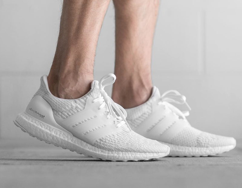 ultra boost 4.0 white on feet
