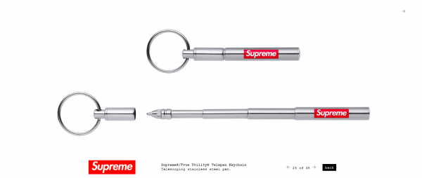 Supreme Supreme® True Utility® Telepen Keychain