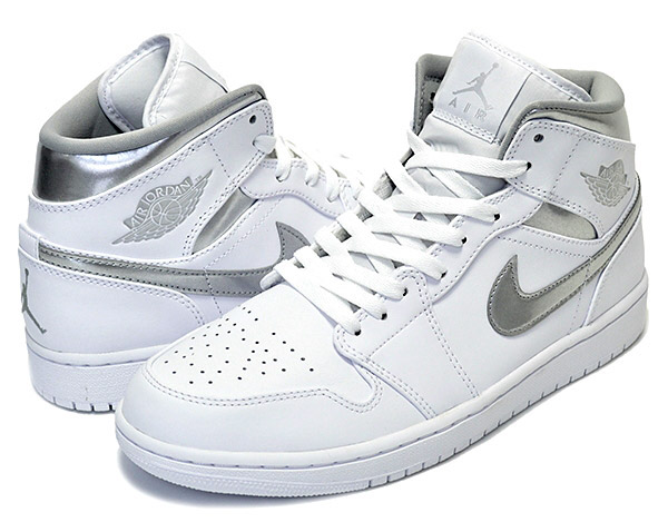 【5月発売】Air Jordan 1 Mid “Metallic Silver”【ｴｱｼﾞｮｰﾀﾞﾝ1 ﾐｯﾄﾞ】 | sneaker bucks
