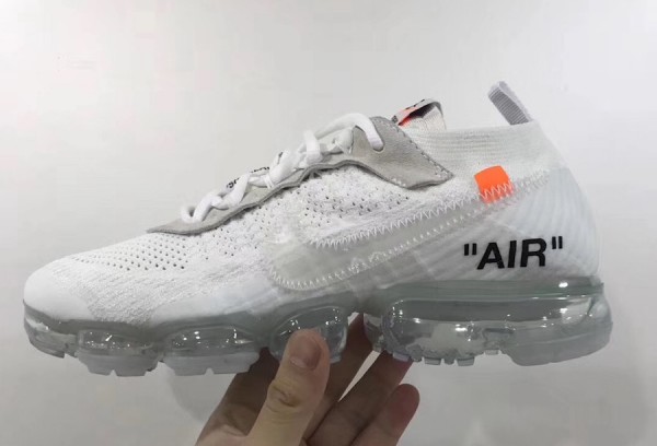新画像ﾘｰｸ】OFF-WHITE x Nike Air VaporMax “White” 2018【ｵﾌﾎﾜｲﾄ x 
