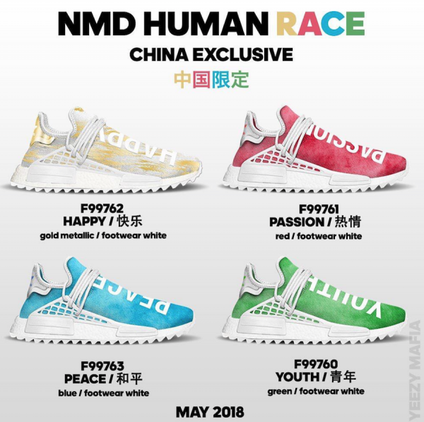 human race release dates 2018