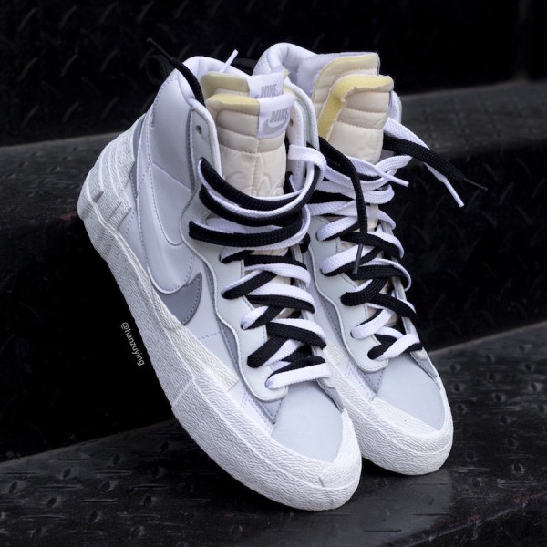 【新色リーク】Sacai X Nike Blazer Mid “White/Wolf Grey”【サカイ x ナイキ】 | sneaker bucks