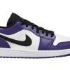 【近日発売】Air Jordan 1 Low “Court Purple” 553558-500