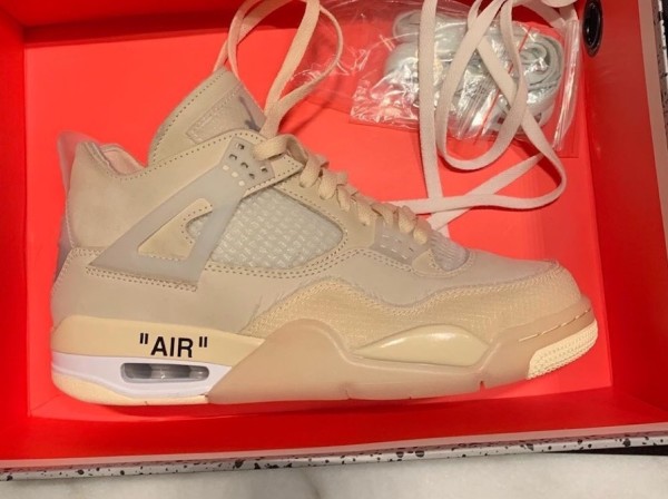 7月25日発売】Off-White x Air Jordan 4 “Sail”【オフホワイト x エア