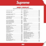 【8月20日インストアラッフル】Supreme 2020FW立ち上げ発売アイテム一覧と価格